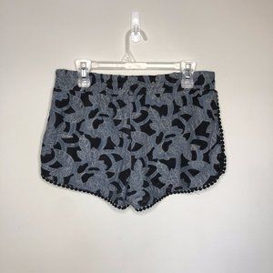 Floral stitch/mesh shorts, Paper Crane